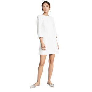 Alice + Olivia Employed Gem Shift Dress White Women's Size 2